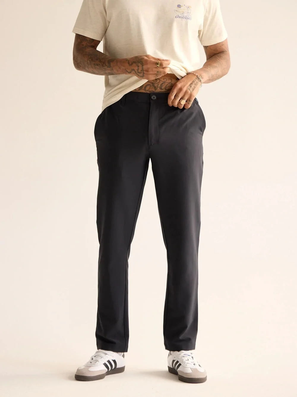 Chubbies Everywear Performance Pant midnight adventures medium black Athleisure